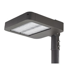 LED Shoebox Area Pole Light Bronze 100-Watt 120v-277v 11300 Lumens 5000K