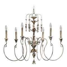 Salento Persian White Chandelier by Quorum Lighting