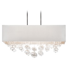 Piatt 32-Inch Chrome Linear Pendant by Elan Lighting