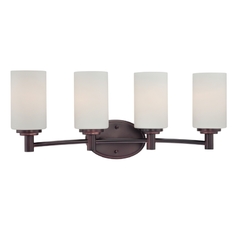 Pittman 24-Inch Vanity Light in Sienna Bronze by Thomas Lighting