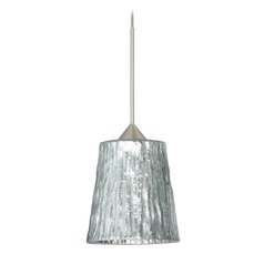 Besa Lighting Nico Satin Nickel Mini-Pendant Light