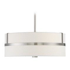 20-Inch Drum Pendant in Brushed Nickel by Meridian