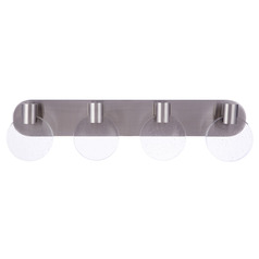Glisten 29.50-Inch LED Bath Light in Nickel by Craftmade Lighting