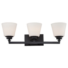 Mobili Aged Bronze Bathroom Light by Nuvo Lighting