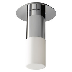 Pilar Small Acrylic Ceiling Mount in Nickel by Oxygen Lighting
