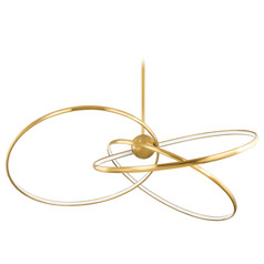 Corbett Lighting Alula Vintage Brass LED Chandelier