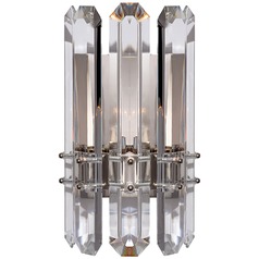 Aerin Bonnington Wall Sconce in Polished Nickel by Visual Comfort Signature