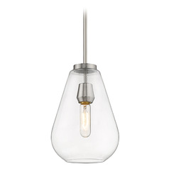 Ayra Brushed Nickel Mini Pendant by Z-Lite