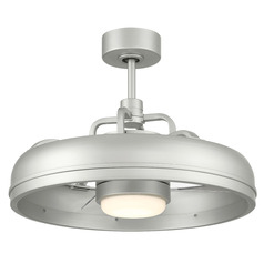 Taylor 20-Inch Chandelier Fan in Painted Nickel by Craftmade Lighting