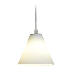Martini Brushed Steel LED Mini Pendant by Access Lighting
