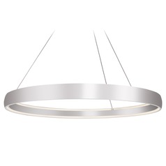 Modern Brushed Silver LED Pendant 3000K 16000LM by Kuzco Lighting