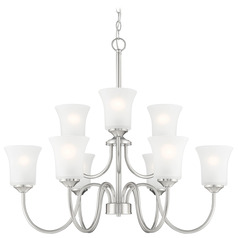 Designers Fountain Bronson Brushed Nickel Chandelier