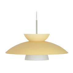 Besa Lighting Trilo Satin Nickel LED Pendant Light