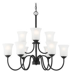 Designers Fountain Bronson Matte Black Chandelier