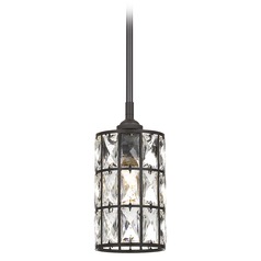 Oliver Western Bronze Mini Pendant by Quoizel Lighting