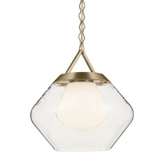 Nella 16.50-Inch Pendant in Champagne Bronze by Kichler Lighting