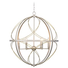 Brandywine Silver Ridge 6-Light Pendant by Progress Lighting