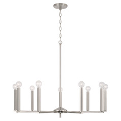 Portman Chandelier in Brushed Nickel by HomePlace by Capital Lighting