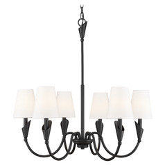 Z-Lite Claudelle Matte Black Chandelier