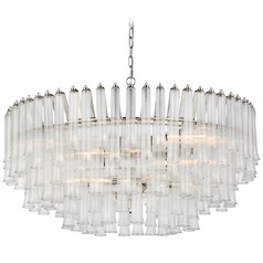 Julie Neill Lorelei X-Large Chandelier in Nickel by Visual Comfort Signature