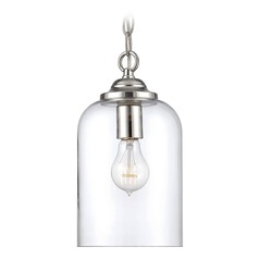 Bally Polished Nickel Mini Pendant by Savoy House