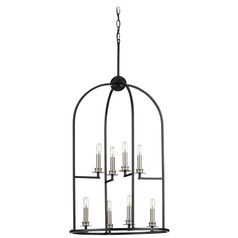 Seneca Black 8-Light Pendant by Progress Lighting