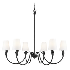 Z-Lite Claudelle Matte Black Chandelier