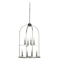 Seneca Polished Nickel 8-Light Pendant by Progress Lighting