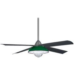Green Wet Rated Metal Shade (Shade Only) by Minka Aire