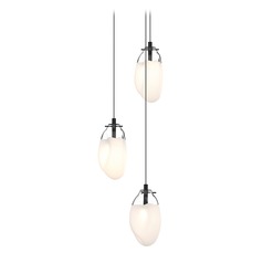 Black LED Pendant by Sonneman Lighting