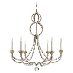 Niermann Weeks Milan Chandelier in Venetian Silver by Visual Comfort Signature