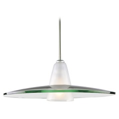 Modern Pendant in Brushed Nickel by Progress Lighting