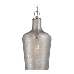 Franklin Pendant in Satin Nickel by Savoy House