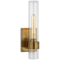 Ian K. Fowler Presidio Outdoor Sconce in Brass by Visual Comfort Signature