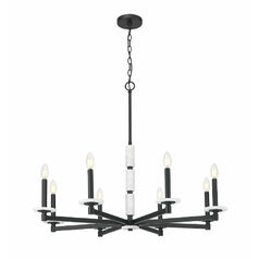 Z-Lite Kaden Matte Black Chandelier