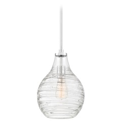 Genie Polished Chrome Pendant by Quoizel Lighting