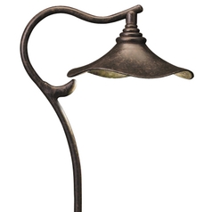 Cotswold 12V Path Light in Aged Bronze by Kichler Lighting