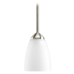 Gather Mini Pendant in Brushed Nickel by Progress Lighting