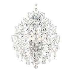 Isabella's Crown Chrome Crystal Chandelier by Minka Lavery