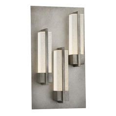 Pari 18-Inch Outdoor LED Sconce in Antique Silver by Eurofase Lighting