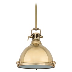 Pelham Pendant in Aged Brass by Hudson Valley Lighting