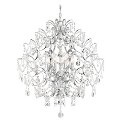 Isabella's Crown Chrome Crystal Chandelier by Minka Lavery
