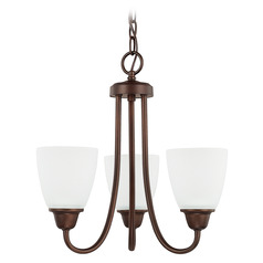 Trenton 15-Inch Chandelier in Bronze by HomePlace Lighting