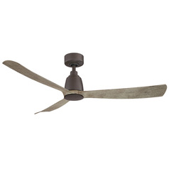 Fanimation Fans Kute 52 Matte Greige Ceiling Fan Without Light