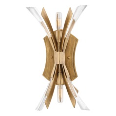 Vida 2-Light Wall Sconce in Burnished Gold by Fredrick Ramond