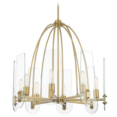 Designers Fountain Bergen Beach Brushed Gold Chandelier
