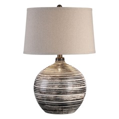 Bloxom Mocha Ivory Lamp by Uttermost Lighting
