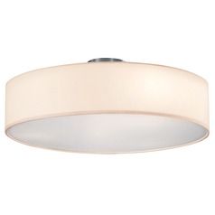 Grannus Brushed Nickel Semi-Flush Mount by Arnsberg