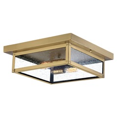 Westover Antique Brass Flush Mount by Quoizel Lighting