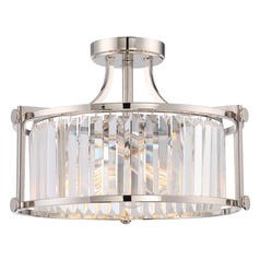 Krys Polished Nickel Semi-Flush Mount by Nuvo Lighting